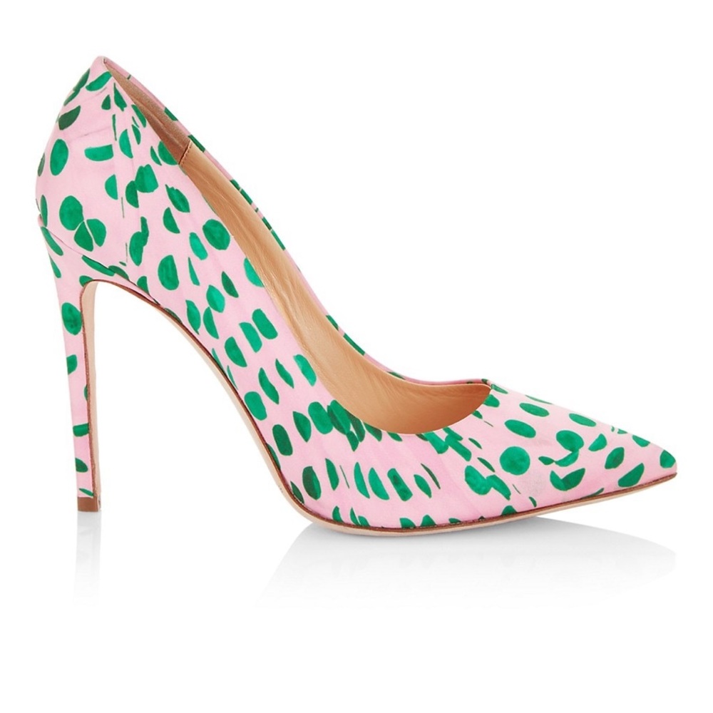 Brandon Maxwell classic Dot Print Pump